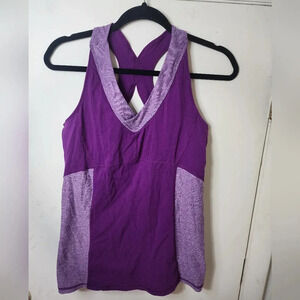 Champion Purple Active Tank Racer Back Size L